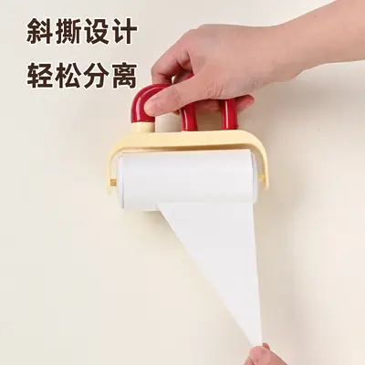 Adhesive lint roller drum for clothing and pet hair