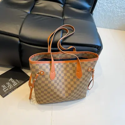 Retro Tote Bag, Large Capacity, Printed Single Shoulder, 2025 Style - 3