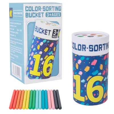 Color Sorting Bucket, Children's Educational Toy, Hand-Eye Coordination