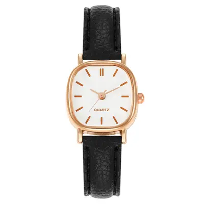 Cross-border Square Watches Manufacturer Simple Personality Retro Student Ladies Quartz Leather Strap Women's Watches Women's Wholesale - 12