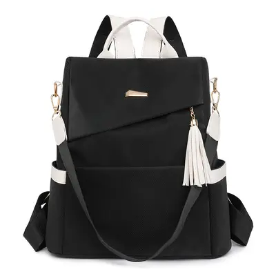 Women's Anti-Theft Backpack 2025 New Fashion Soft Leather Dual-Purpose Large Capacity Travel Backpack Lightweight Daily School Bag - 9