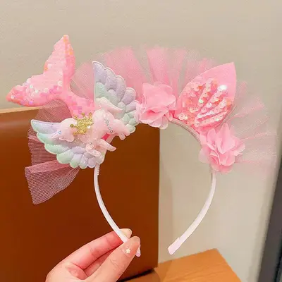Princess Tassel Hair Hoop, Fairy Hanfu Accessory - 12