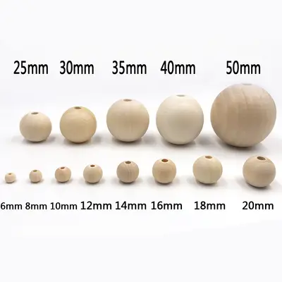 Üreticinin hazır stokta, ahşap renkli lotus ağacı topları, delikli ahşap boncuklar, delikli gevşek boncuklar, yüksek kaliteli ahşap diy takı