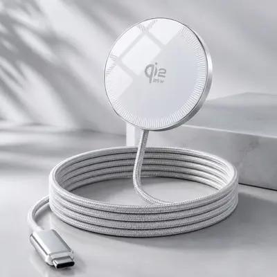 25W Magnetic Wireless Charger, Qi2.2, Compatible with Apple MagSafe - 9