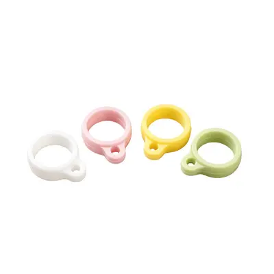 8/20 mm Hole Silicone Ring, Anti-Slip Hanging Ring for DIY Lanyard Chains