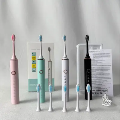 Sonic Couple Electric Toothbrush 6 Modes Smart Toothbrush X-18 Cross-Border E-Commerce Adult Soft Bristle Toothbrush