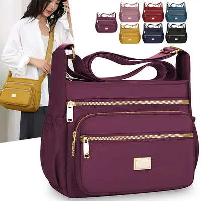 Large-Capacity Multi-Compartment Women's Crossbody Bag - 4
