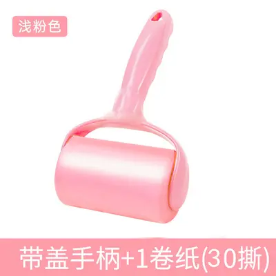 Removable lint roller with dust removal paper set - 10