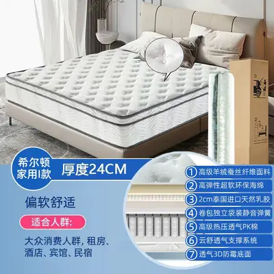 30cm Independent Spring Roll-Up Vacuum Compressed Mattress, Thick and Ultra Soft - 9