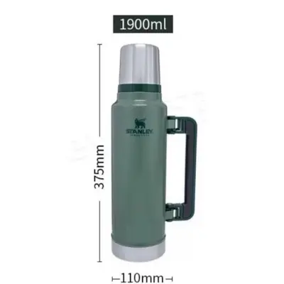 Stanley Paslanmaz Çelik Termos, 1 Litre Büyük Kapasiteli Seyahat Şişesi - 8