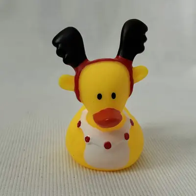 Vinyl Yellow Duck Squeeze Toy with Squeaker for Children - 12