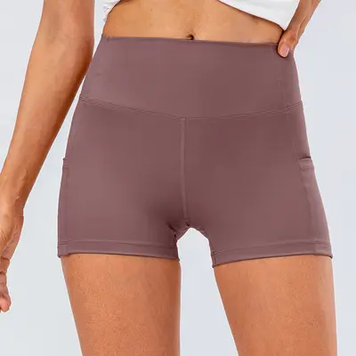 Damen-Yogahose drei Viertel, hohe Taille, weich und elastisch - 10