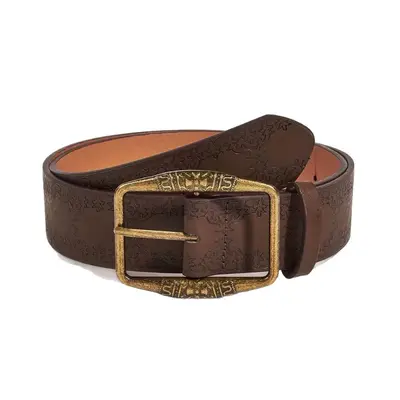 American-style leather belt for men and women Y2K 2025 new fashion young people hot girl skirt pairing high-end trendy vintage brown - 6