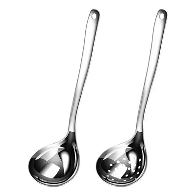 304 Stainless Steel Soup Spoon Set, Korean-Style Ladle and Drinking Spoon