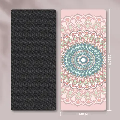5mm Thick Suede Yoga Mat, Non-Slip, Shock-Absorbing - 9