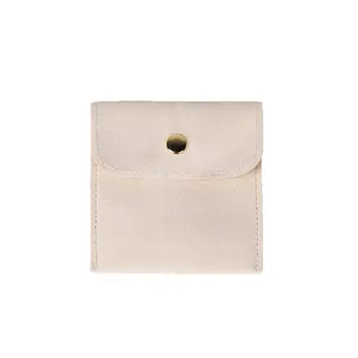Ultra-suede Flocked Jewelry Bag Portable Travel Jewelry Pouch Premium Velvet Jewelry Storage Bag