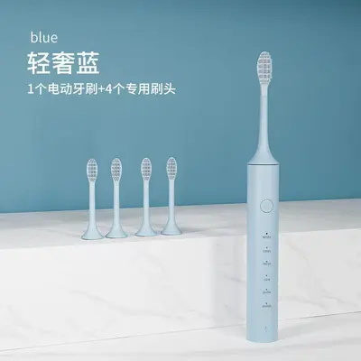 跨境电动牙刷成人充电式软毛超声波防水旅行便携牙刷套装厂家批发 - 4