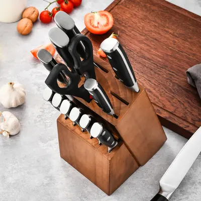 Paslanmaz çelik santoku bıçak seti 4 parçalı - 3