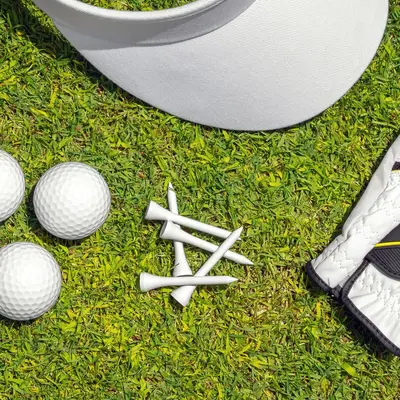 Beyaz ahşap golf tişi, 83/70/54 mm
