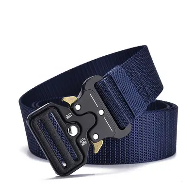 Cobra Tactical Gürtel Exklusiv für Grenzüberschreitung, Outdoor Arbeitsgürtel Militär Training Schnellverschluss Segeltuch Kunstoff Nylon Gurt Herren Webgürtel
