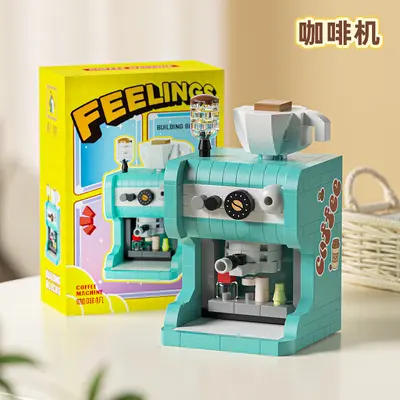 Coffee Camera Radio Small Appliance Building Block Educational Toy - 6