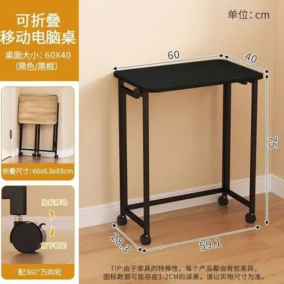 Foldable Metal Study Desk, Student Writing Desk - 8