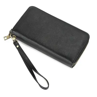 Men's Genuine Leather Long Wallet, Crazy Horse Cowhide - 3