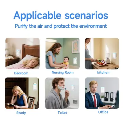 New Air Purifier Negative Ion Dust Removal Haze Elimination Fast PM2.5 Reduction Plug-in Indoor Use Cross-border Best Seller