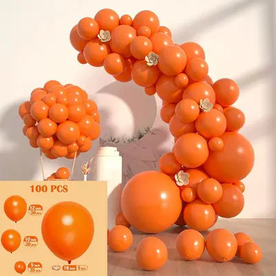 Matte Metallic Latex Balloon Chain Set for Birthday and Wedding Decoration - 8