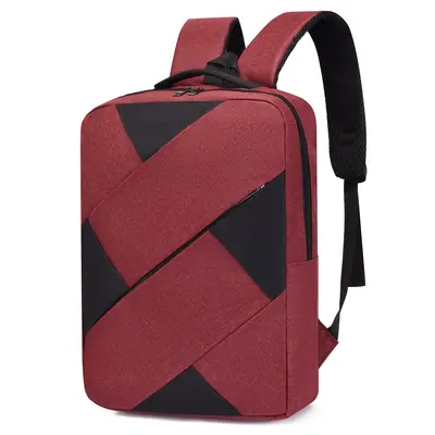 Men's Business Backpack with Laptop Compartment and Custom Print - 5