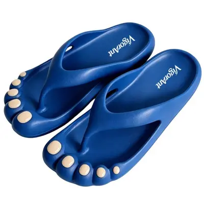 EVA Beach Slippers, Anti-Collision Toe, Quick-Dry Breathable, Five-Toe Design - 5