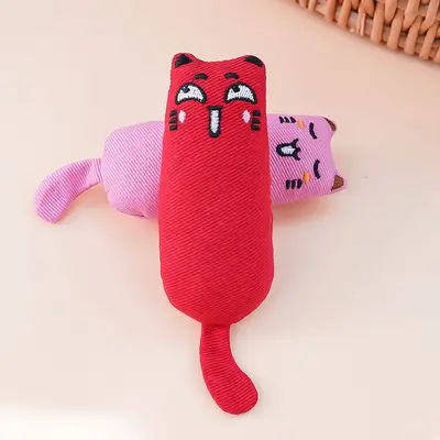 内涵薄荷热销宠物玩具厂家批发可爱猫咪狗狗玩具布料磨牙宠物用品