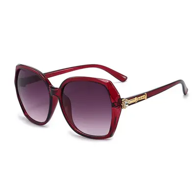 2026 Women's Toad-Style Sunglasses, Irregular Large Frame - 12
