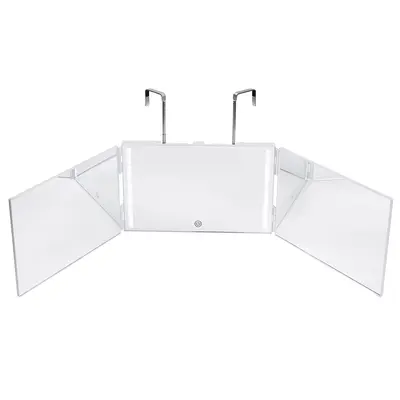 Foldable Telescopic Three-Sided Barber Rear-View Mirror for Self Haircut - 7