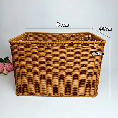 Rattan-style storage basket for household use - 7
