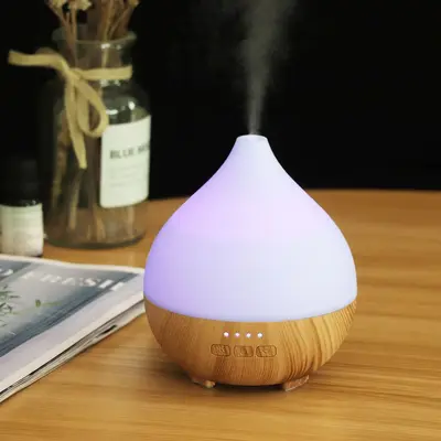 Mini-Ultraschall-Aromadiffuser mit USB, Siebenfarben-Licht, Duftöl-Luftbefeuchter
