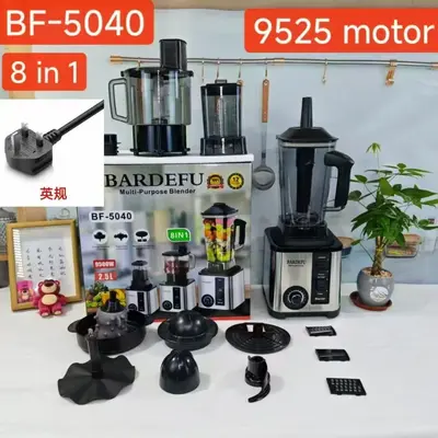 4L Blender Cross-border North America Europe Stainless Steel High-capacity Metal Blender Juicer Meat Grinder Mixer - 10