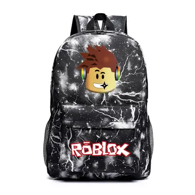 Roblox Starry Sky Unisex Backpack with Laptop Compartment for High School - 12