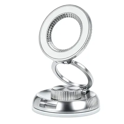 Ultra-Thin Car Phone Holder, Vacuum Suction, Rotating Foldable Magnetic - 8