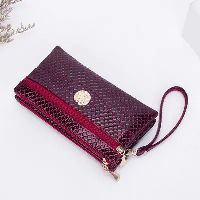 Daiouya New Crossbody Clutch Korean Style Women's Dual-Use Small Bag Double Zip Multi-Functional Women's Phone Bag - 10