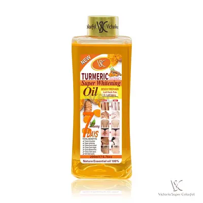 Turmeric Essential Oil with Vitamin C, Full Body Massage Oil 200ml - 8
