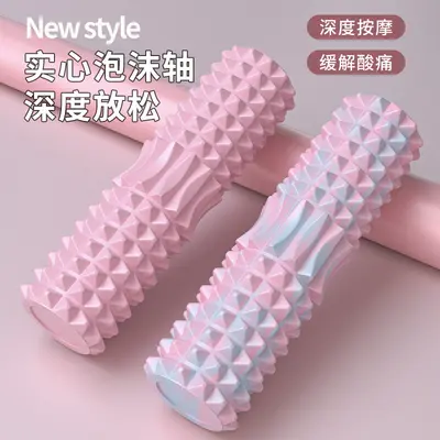Crescent Foam Roller Yoga Column, Dual-Zone Massage Roller