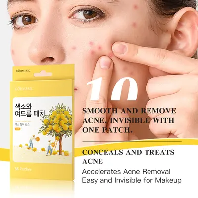 KORMESIC 90% Yuzu & 5% Niacinamide Invisible Acne Cleansing Patch Acne Patch Cross-Border Manufacturer In-Stock Wholesale