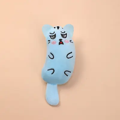 Plush cat toy with catnip and tailed design - 10