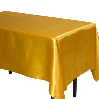 Satin Square Tablecloth 70g High-Density for Weddings and Restaurants - 7