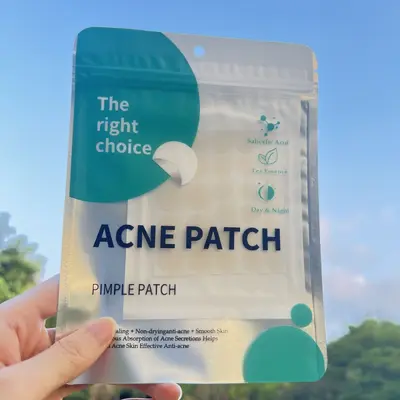 Invisible Hydrocolloid Pimple Patch, Makeup-Compatible, Pus-Absorbing - 7