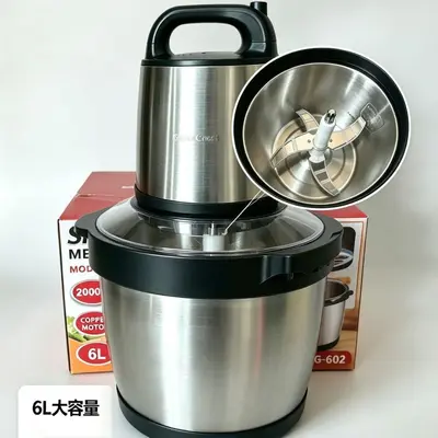 Fleischwolf, 6L Edelstahl, multifunktional - 1