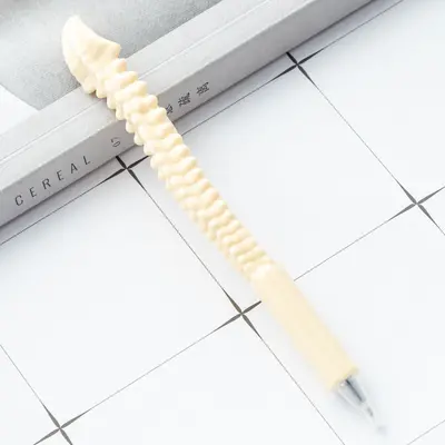 Realistic Bone-Shaped Ballpoint Pen, Unique Novelty Gift Pen