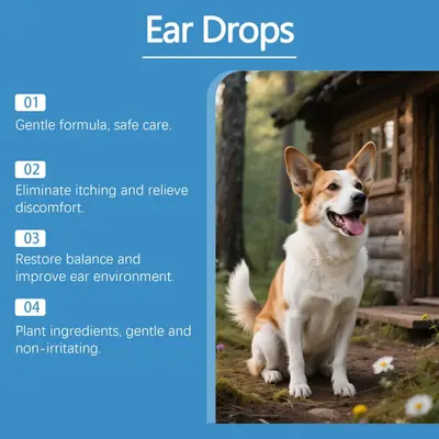 EELJOY Pet Ear Cleaner, Gentle Formula, Removes Ear Wax and Odor