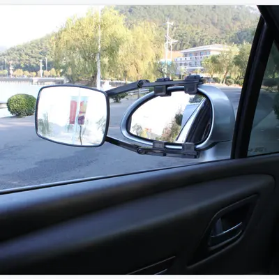 Cross-border factory-sourced car extension rearview mirror caravan trailer mirror wide-angle strap-on rearview mirror